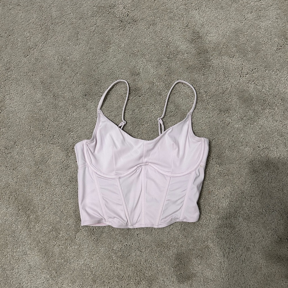 Gilly Hicks Light Pink Crop Top